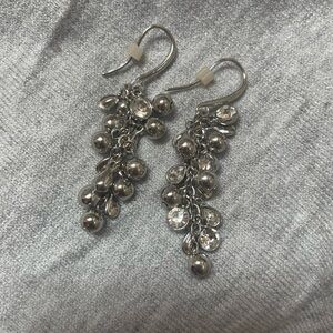 Chico's Silver Cluster Earrings